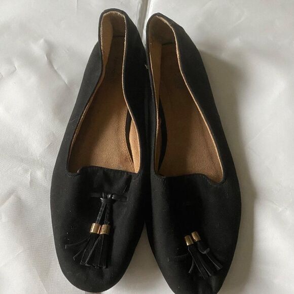 Basic Edition black with tassels ballerina flats - Picture 10 of 10